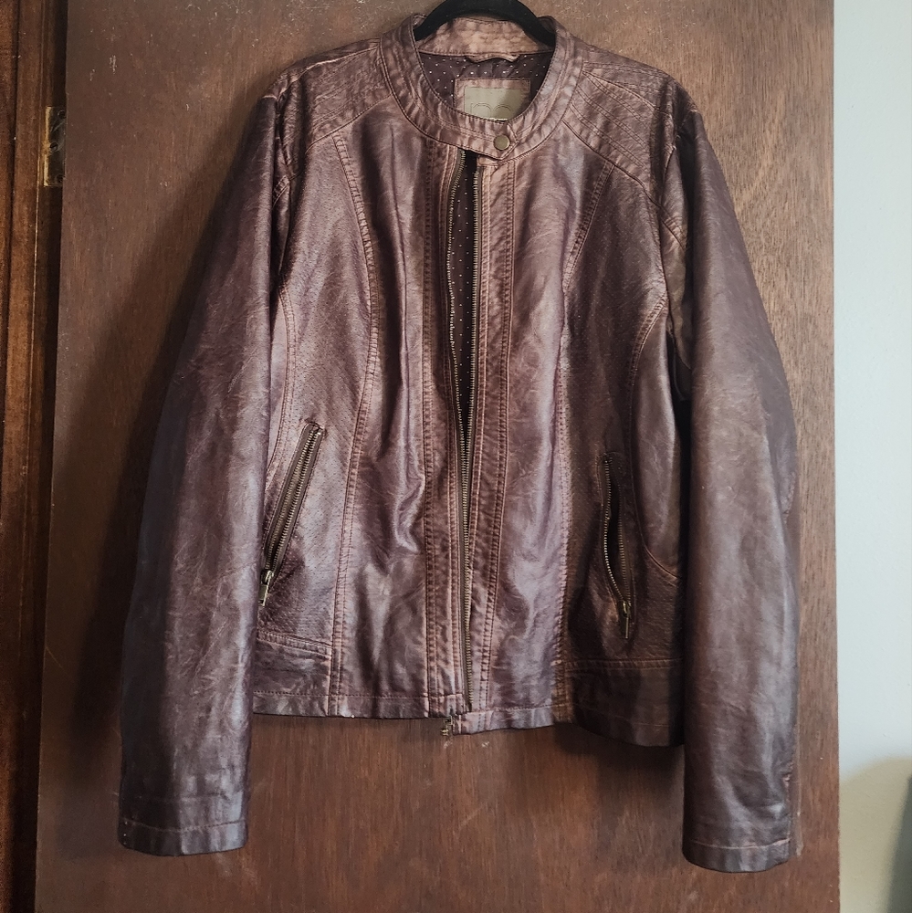 Foe leather jacket